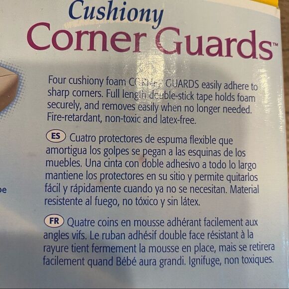 Child Proof Cushiony Corner Guards Tan Set of 4 - Picture 5 of 14